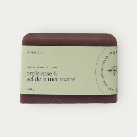 Savon | sel de la mer morte et argile rose