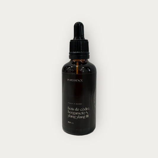 Huile à barbe | bois de cèdre de l'Atlas, bergamote et ylang ylang III