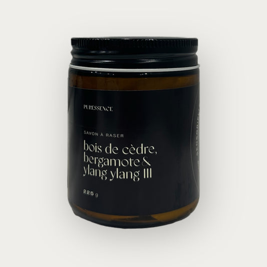 Savon à raser | bois de cèdre de l'Atlas, bergamote et ylang ylang III